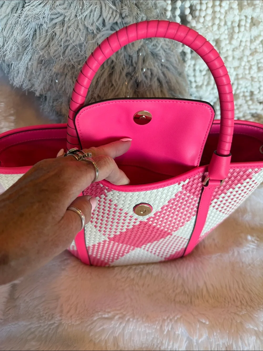 kate spade Cruise Gingham med tote